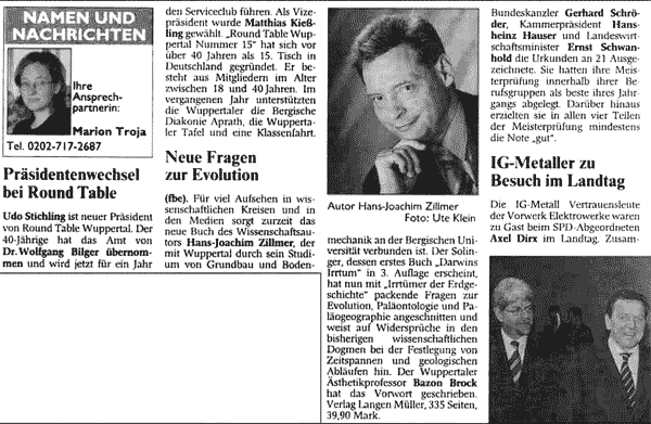 Rezension WESTDEUTSCHE ZEITUNG