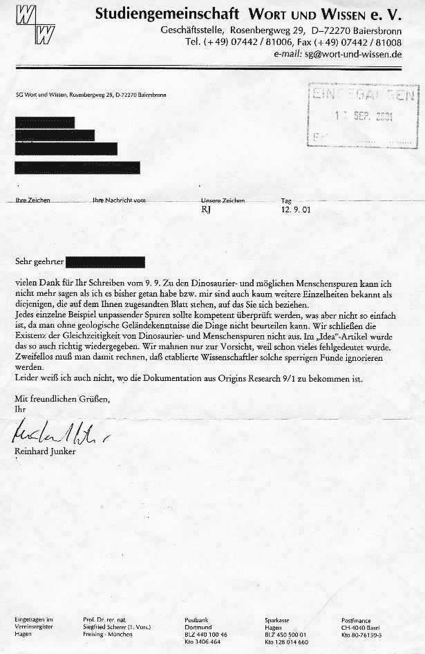 Stellungnahme Wort und Wissen e.V.